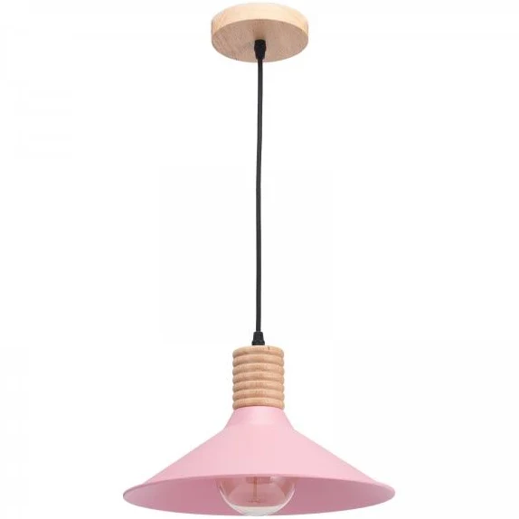 Люстра-подвес Plate Wood Pink (PL-00104/PINK)