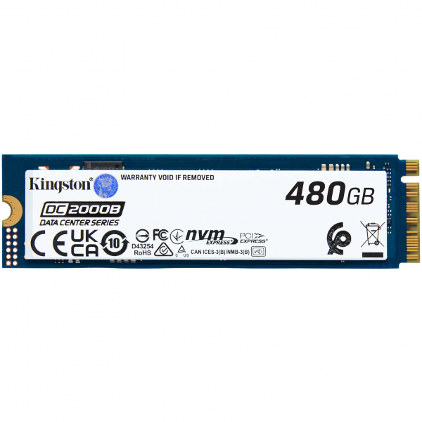 SSD-накопитель Kingston DC2000B 480GB M.2 PCIe 4.0 (SEDC2000BM8/480G) - фото 2