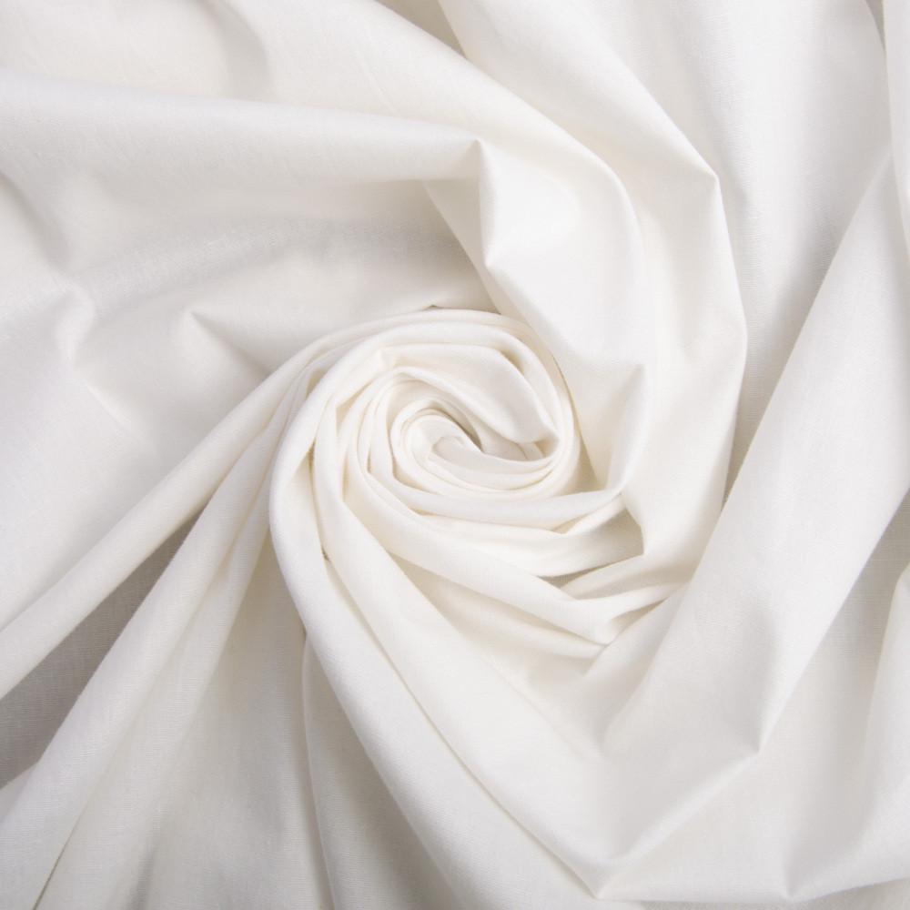 Ткань котон поплин Молоко (1893735249)