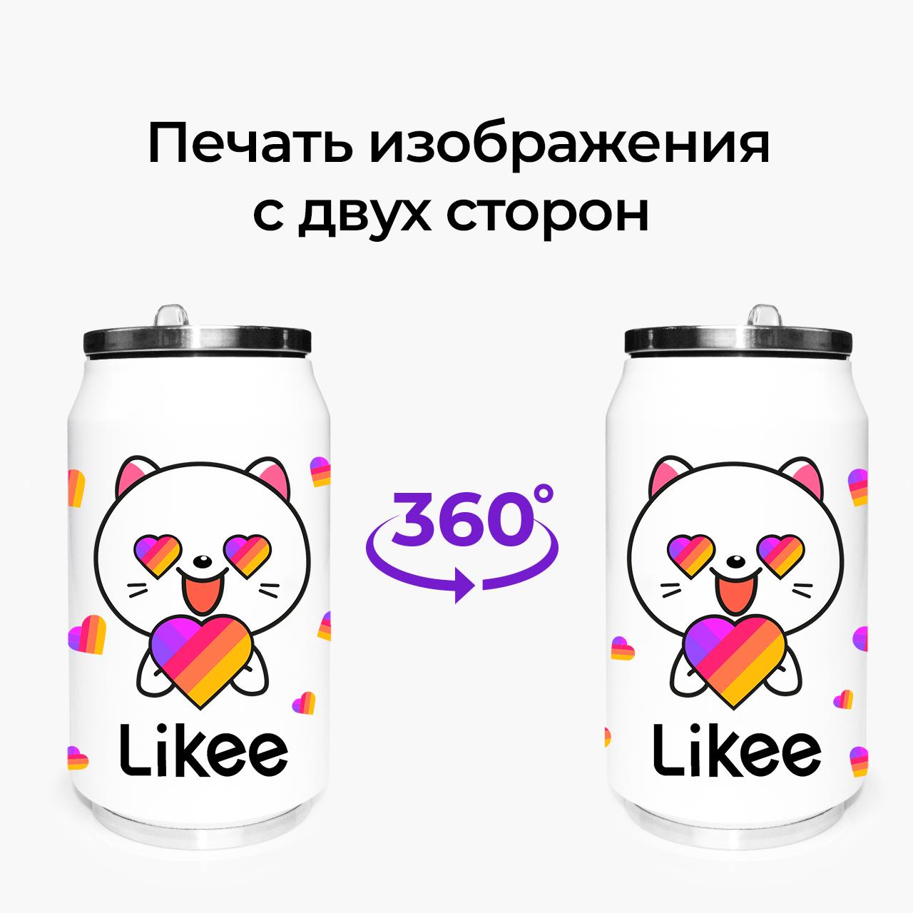 Термокружка Likee Cat 350 мл (31091-1036-350) - фото 7 Термокружка Likee Cat 350 мл (31091-1036-350) - фото 7