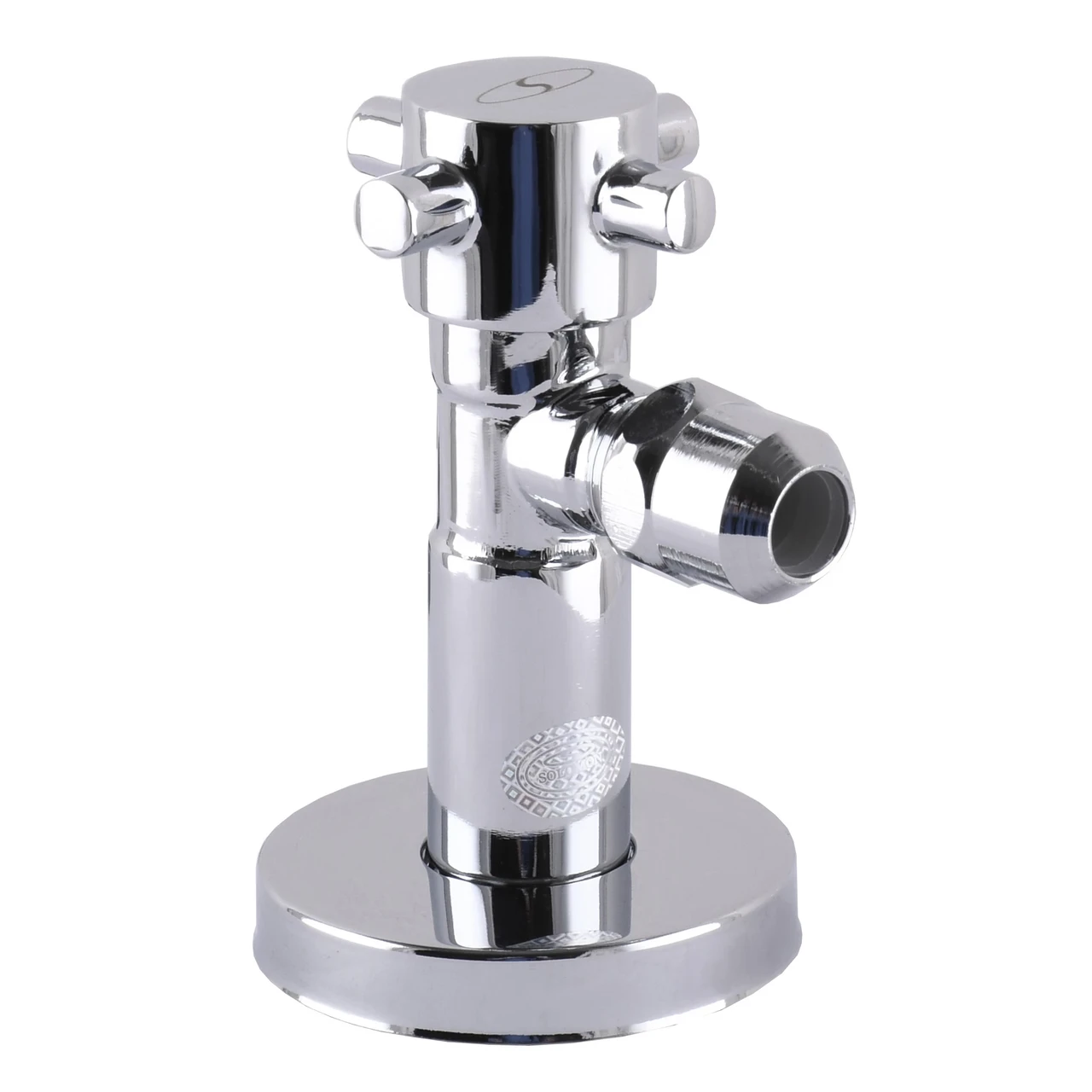 Кран напівоборотний кутовий Solomon 1/2"х3/8" Retro 7077 з цангою (1200000379)