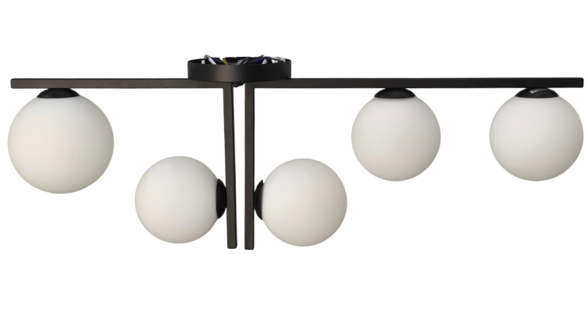 Люстра BR-01 699C/5 G9 BK+WT (27-207)