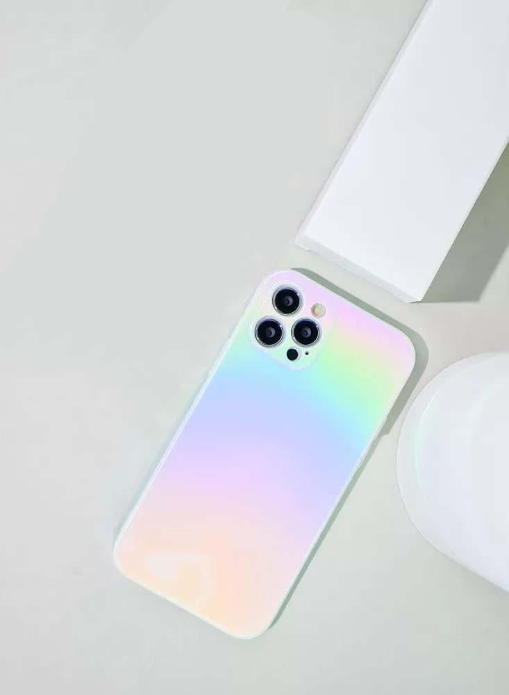 Чохол-накладка Glossy Gradient для iPhone X/ XS 5.8'' Білий Градієнт (442690)