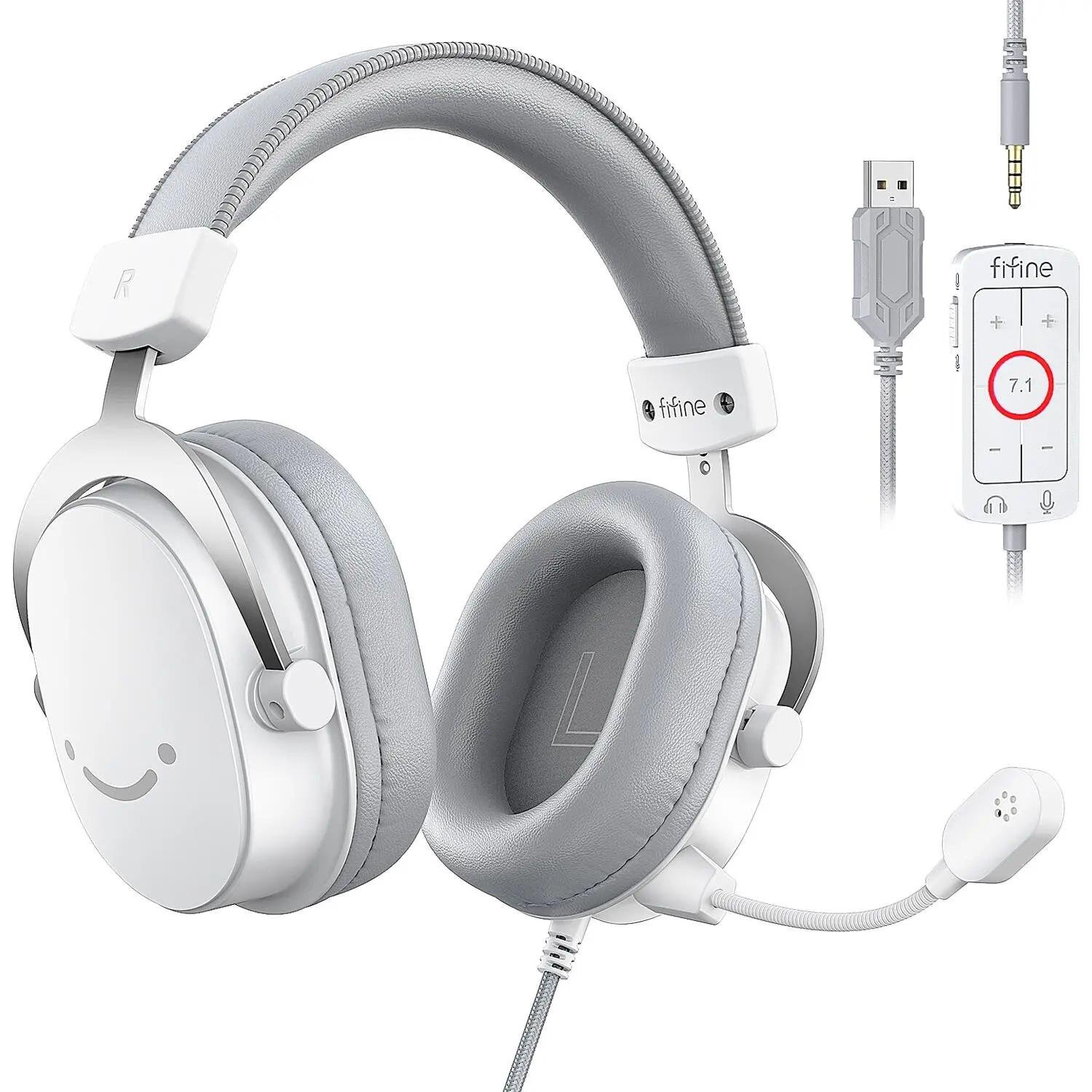 Навушники з мікрофоном FIFINE H9 White - фото 2 Навушники з мікрофоном FIFINE H9 White - фото 2