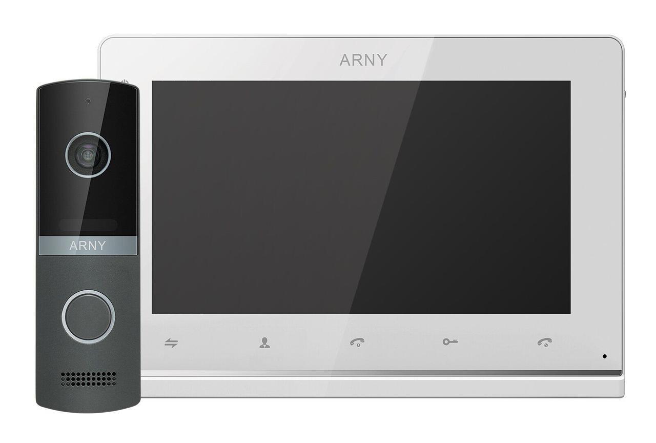 Комплект видеодомофона ARNY AVD-7130 IPS White/Graphite (1540635494)