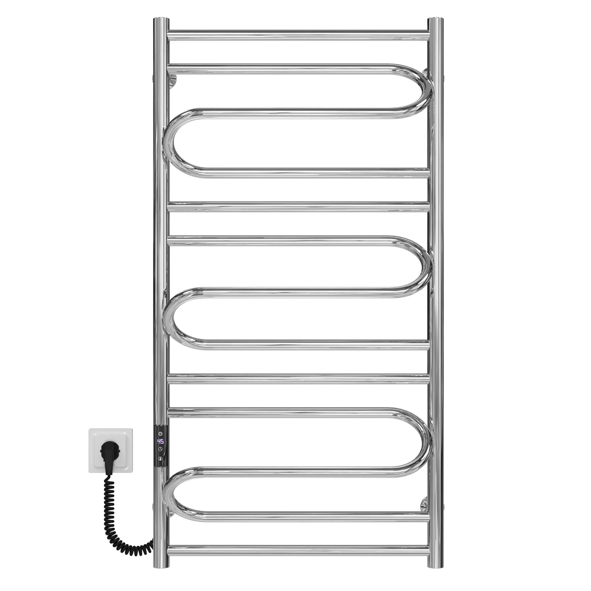 Рушникосушарка електрична Deffi Вілла JD03 ліве підключення нержавіюча сталь 500х1000 мм Хром (C.VP.100.50.E.C.L.1)