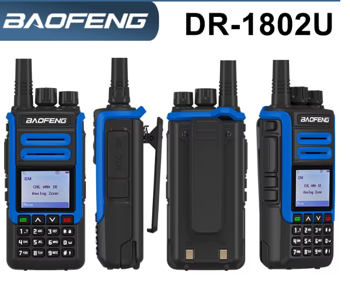 Радіостанція цифрова DMR Baofeng U 5 Вт (DR-1802) - фото 4 Радіостанція цифрова DMR Baofeng U 5 Вт (DR-1802) - фото 4