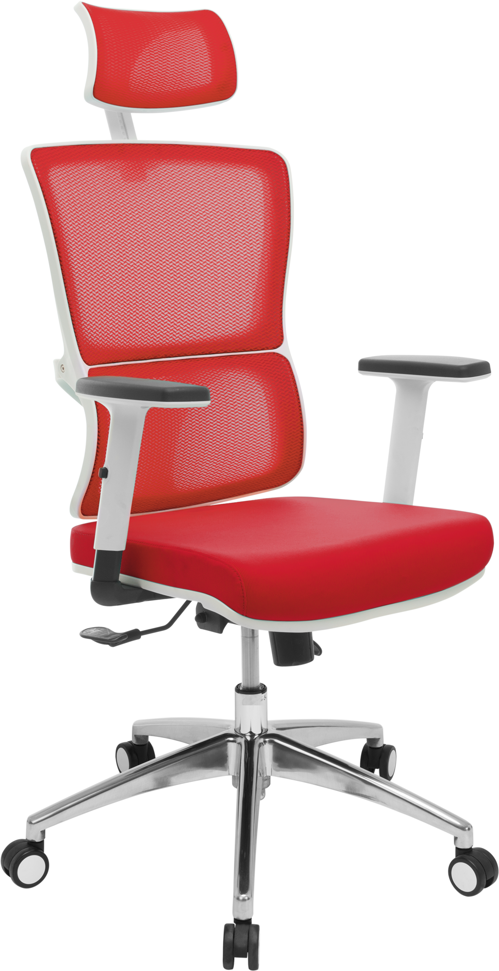 Кресло офисное GT Racer X-W50 White/Red