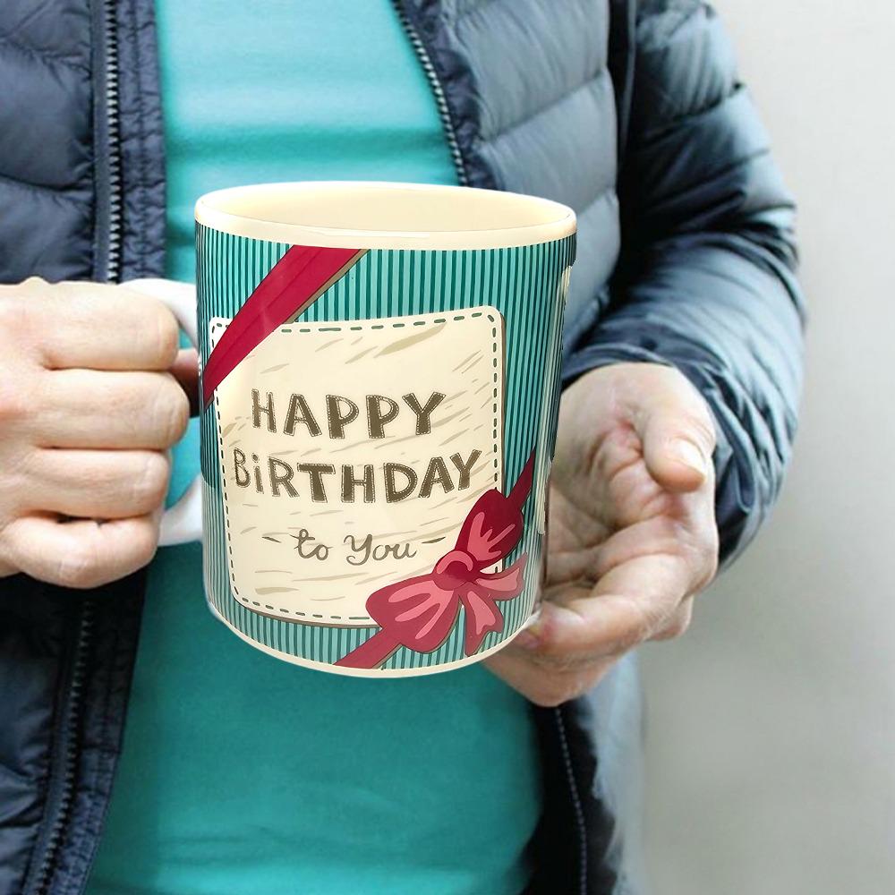 Кружка большая керамическая "Happy Birthday to You" 1 л - фото 6 Кружка большая керамическая "Happy Birthday to You" 1 л - фото 6