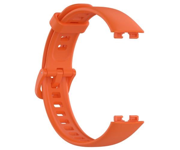 Ремешок Silicone для смарт-часов Huawei Band 9 Оранжевый