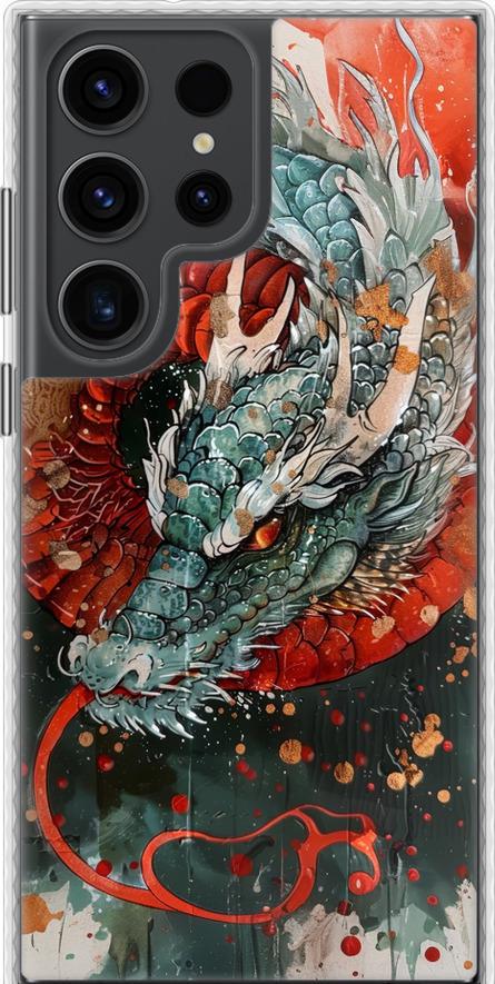 Чехол на Samsung Galaxy S23 Ultra Стихия огня (6101pc-2906-42517)