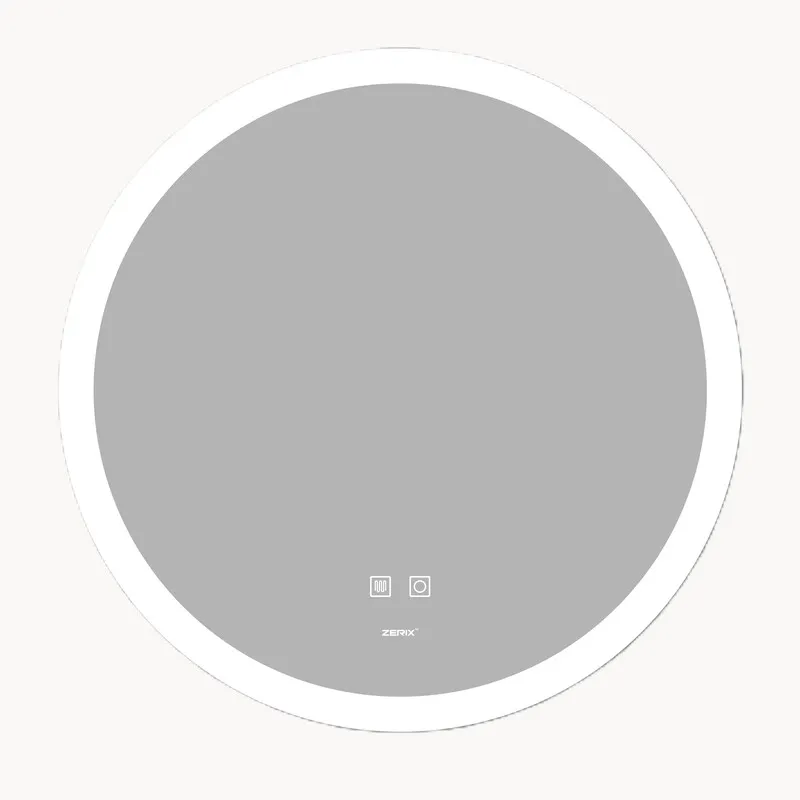 Зеркало для ванной комнаты Zerix Solo MC02-60 LED Touch/Anti-fog/димер/регулятор яркости (ZX6065)