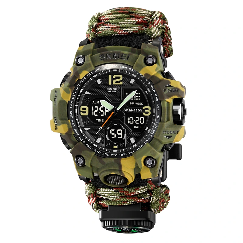 Наручные часы Skmei 1155BNCMGN Camo Green