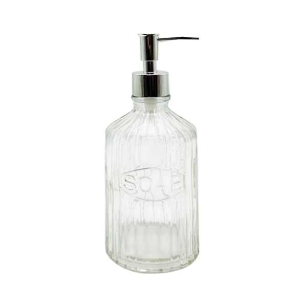 Диспенсер для мыла SNT 888-04-100 стеклянный 580 мл (280224)