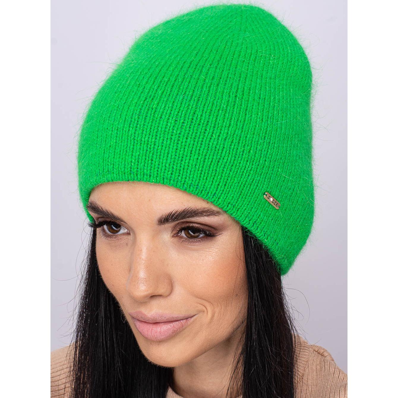 Шапка женская удлиненная Leks Надия one size Трава