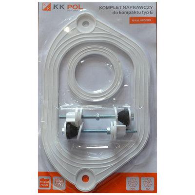 Комплект прокладок для унитаза KK Pol KPL/521 резина с креплением (SW-38949)