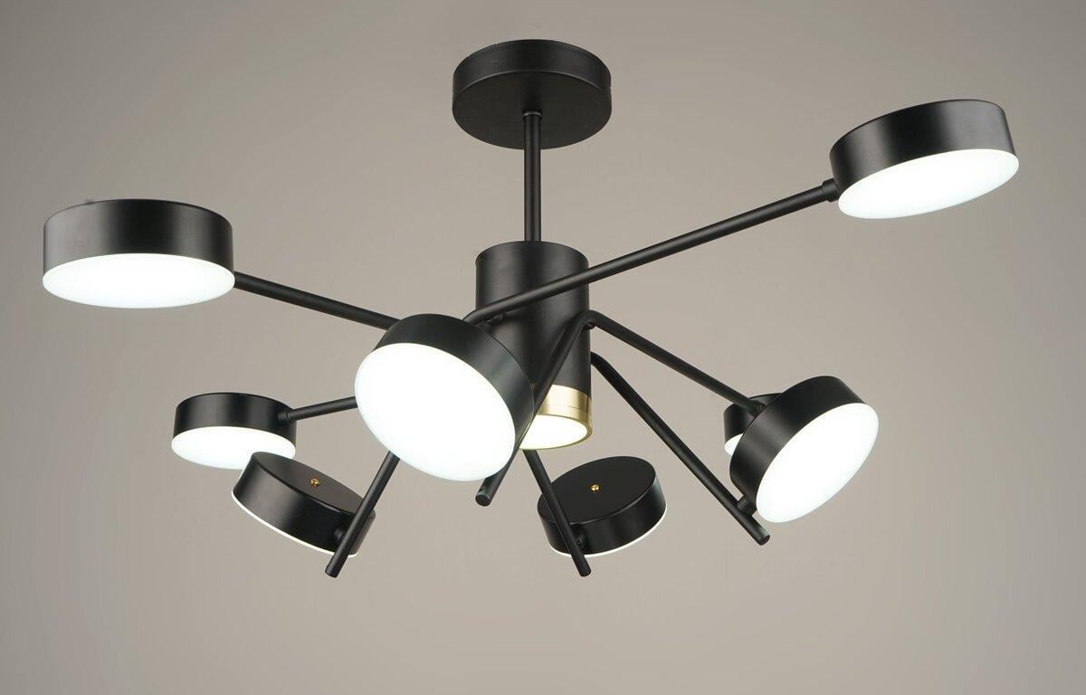 Люстра светодиодная Sirius B N4182/8 112W BK (3120078655)