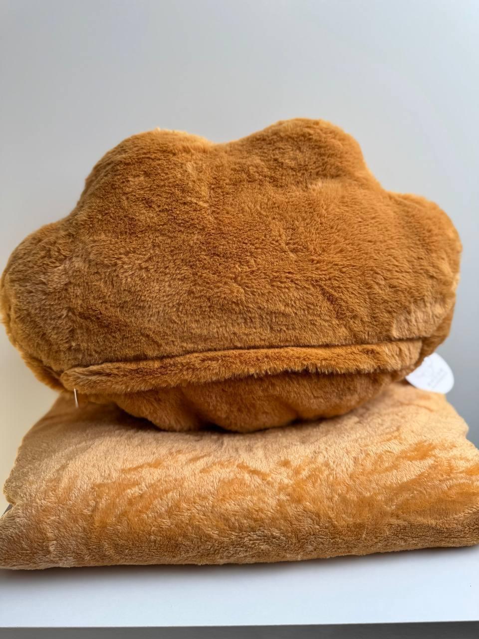 Плед-подушка детская Лапка 3в1 100х140 см Светло-коричневый (П4К-lapa-pled-0010-31) - фото 3 Плед-подушка детская Лапка 3в1 100х140 см Светло-коричневый (П4К-lapa-pled-0010-31) - фото 3