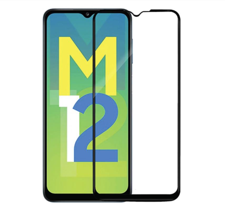 Захисне скло Glass 5D для Samsung A12/M12 A125/M127 Black (11541)