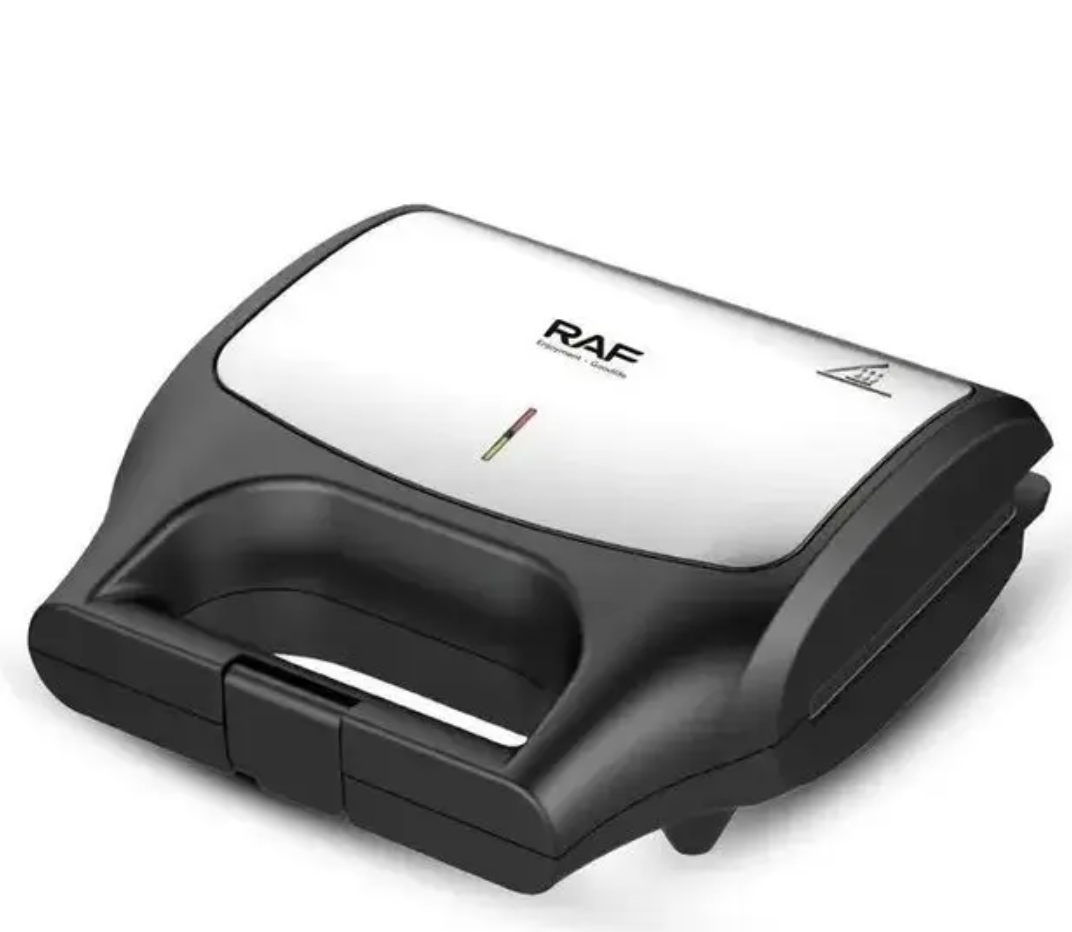 Мультимейкер электрический RAF R550 сэндвичница/гриль/вафельница/орехокол 4в1 800 Вт Черный (31432727)