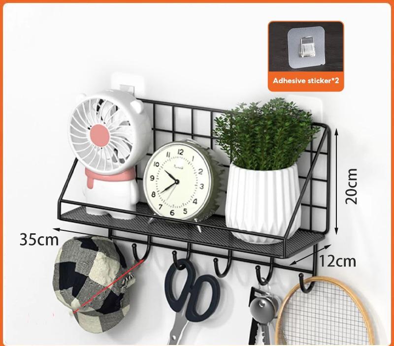 Полка настенная 35х12х20 см (M50234) - фото 2 Полка настенная 35х12х20 см (M50234) - фото 2