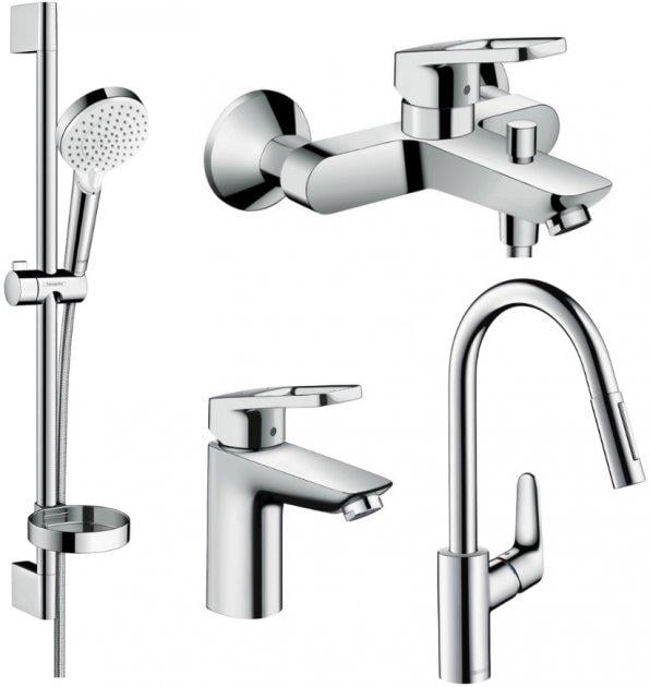 Набор смесителей HansGrohe Logis Loop 1252019 (71151000+71244000+26553400+31815000)