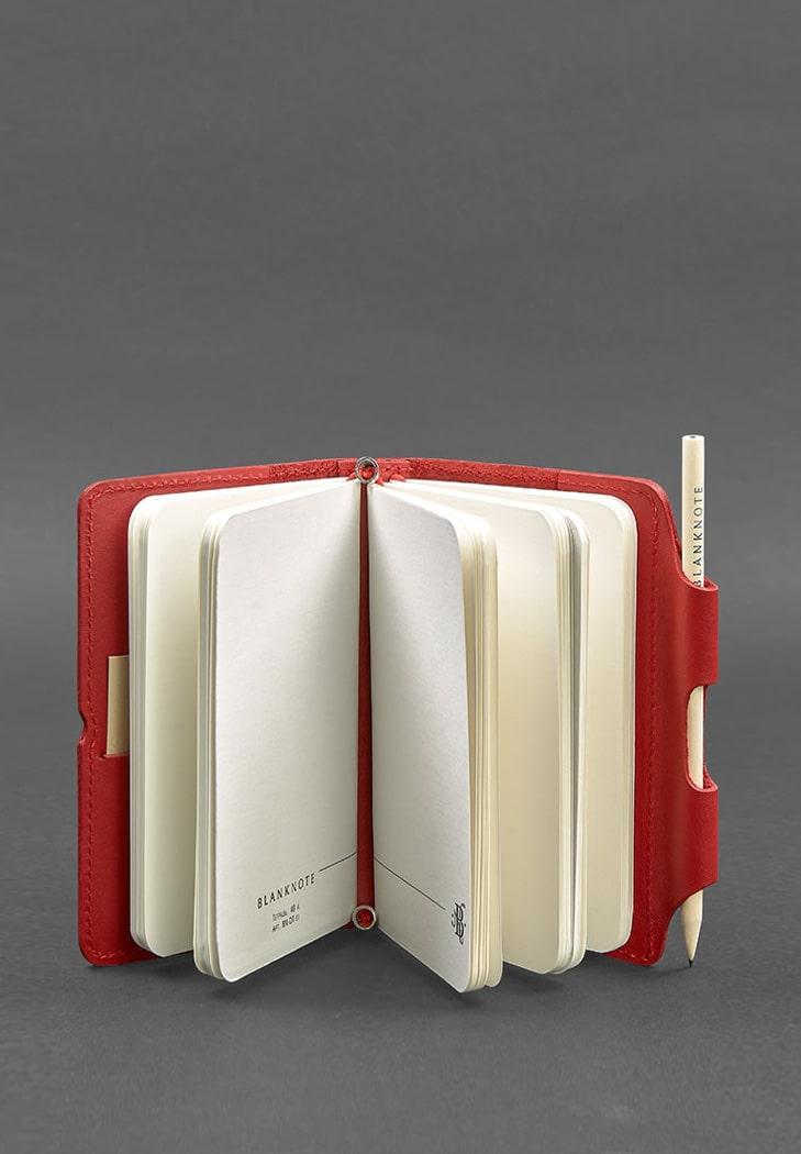 Блокнот жіночий шкіряний Софт-бук 3.0 Червоний (A-026871) - фото 2 Блокнот жіночий шкіряний Софт-бук 3.0 Червоний (A-026871) - фото 2