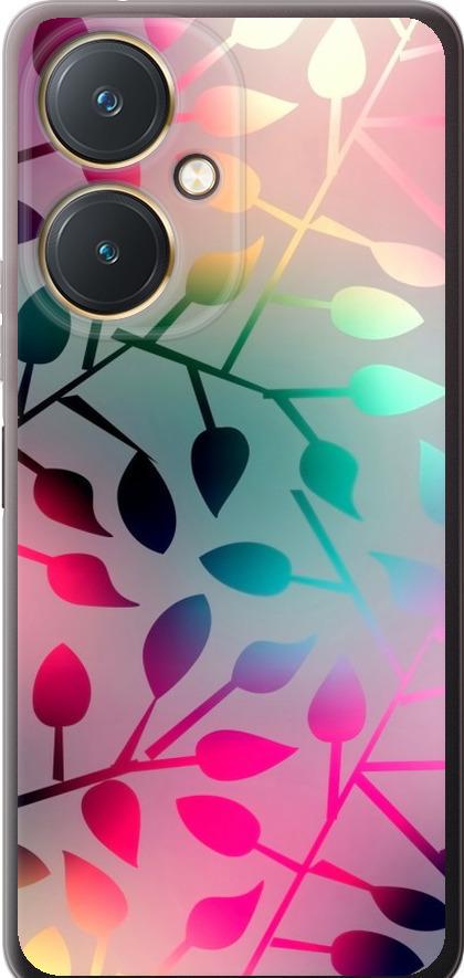 Чехол на Vivo Y27 Листья (2235u-579-42517)