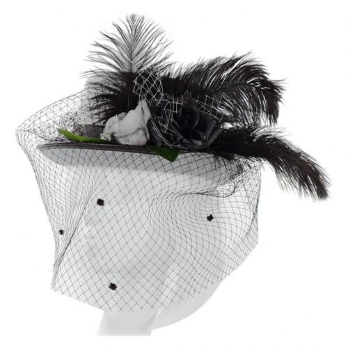 Капелюх Seta Decor Леді Віндзор (19-836GY-BLK)