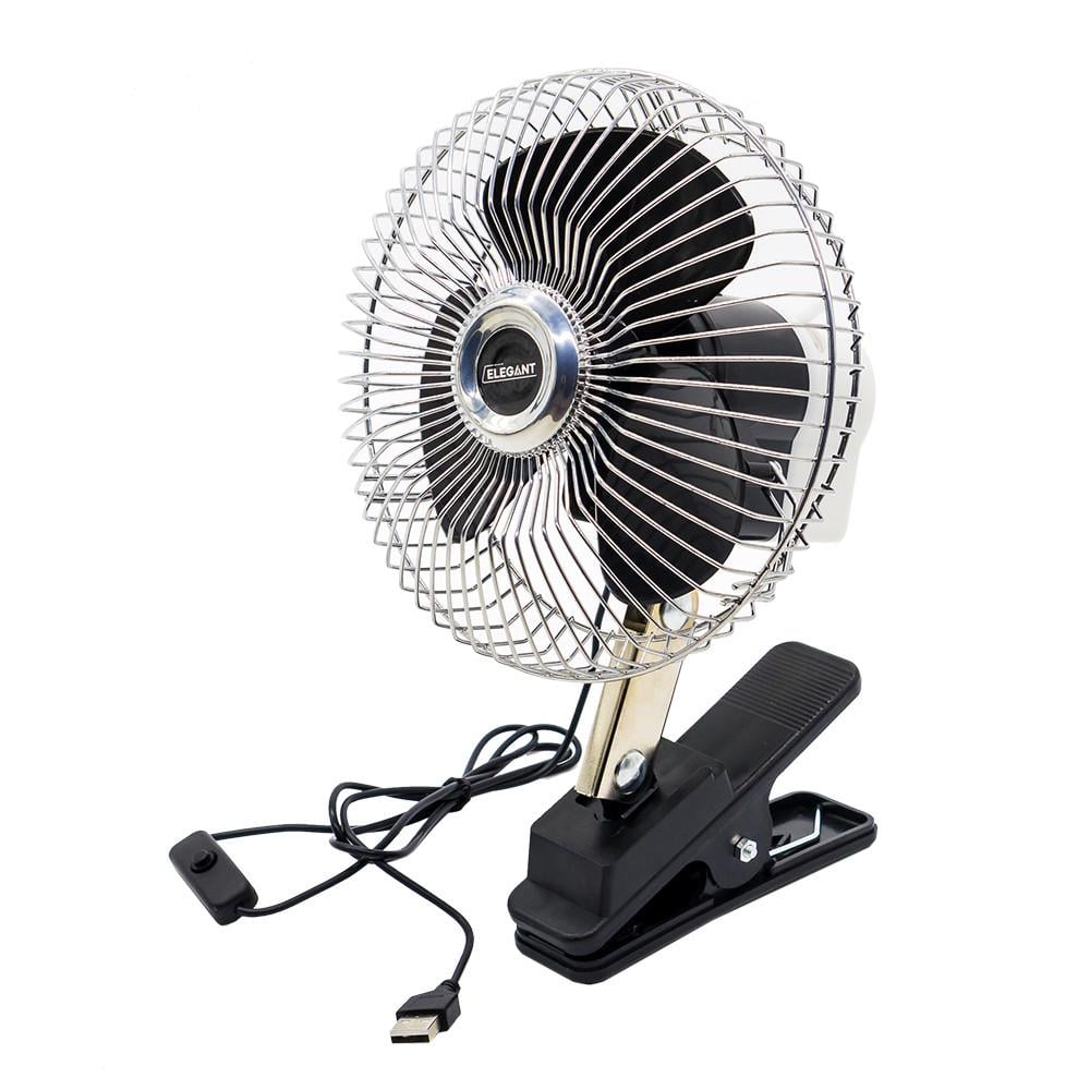 Вентилятор Elegant EL 101 556 с USB на прищепке d 15 см (2633663026)