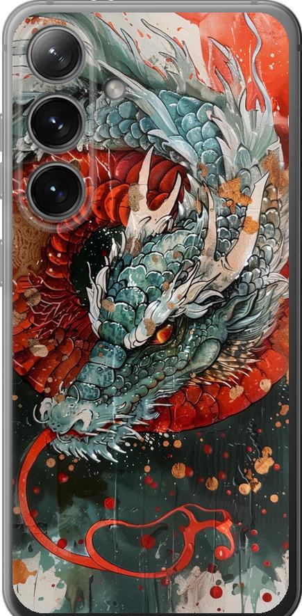 Чехол на Samsung Galaxy S24 Стихия огня (6101u-3390-42517)