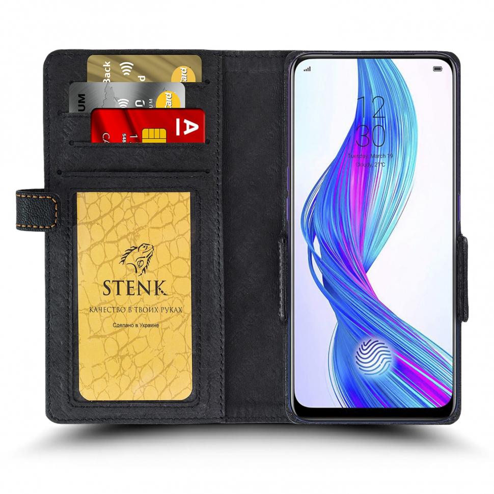 Чехол книжка Stenk Wallet для Realme X Черный (67286)