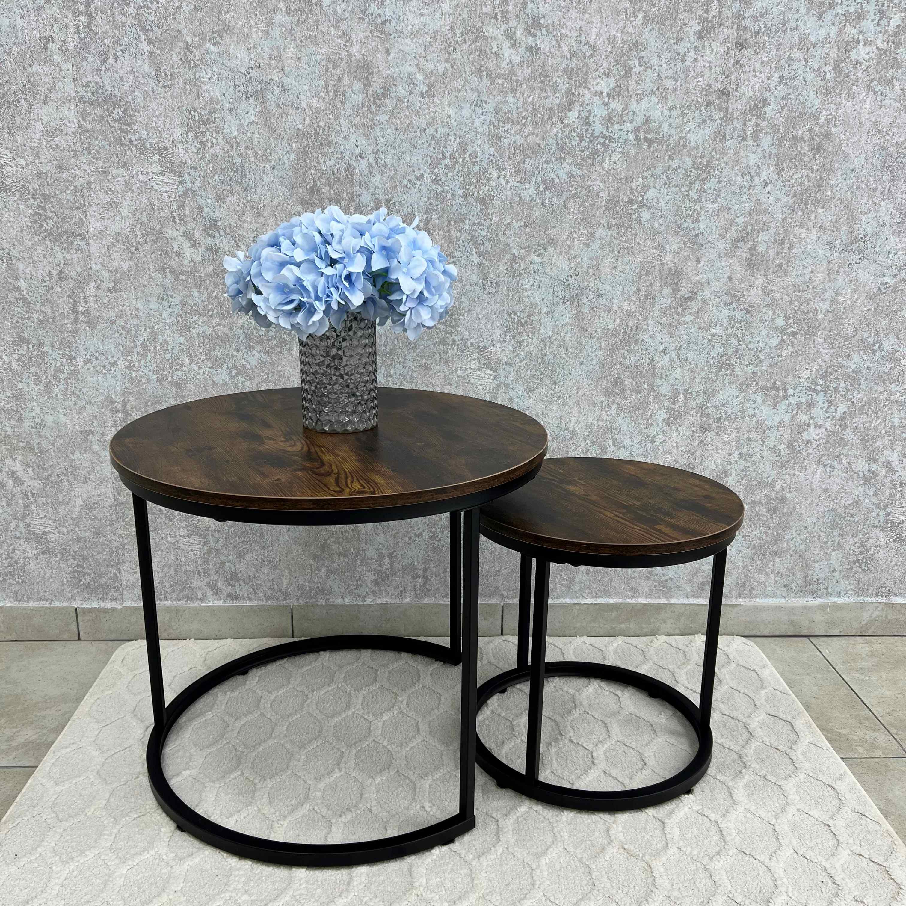 Комплект журнальных столиков LUMINARIA TWIN 2шт. Орех (29669003) - фото 5