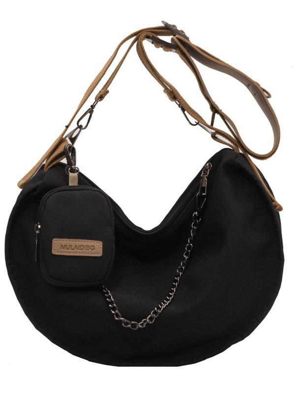 Сумка женская Italian Bags Minato полотняная Black