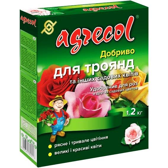 Добриво комплексне мінеральне для троянд Agrecol NPK 16.14.16 12 кг (30211)