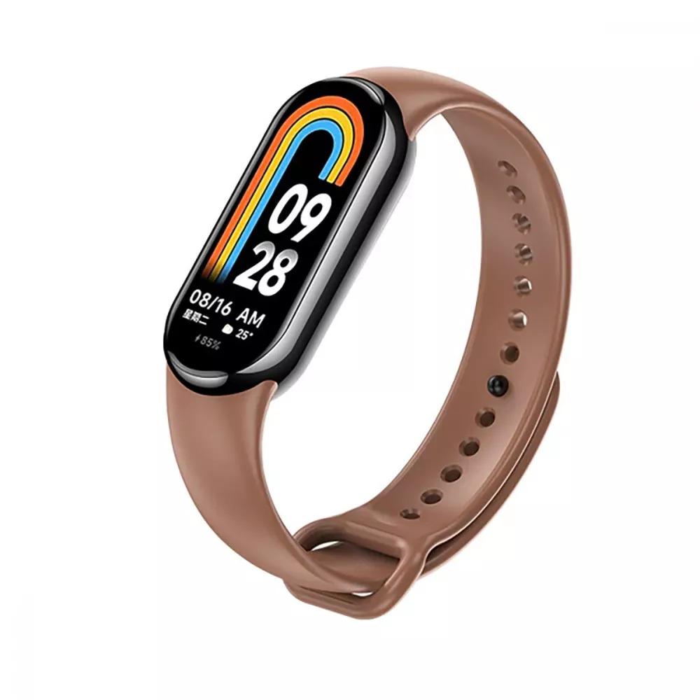 Ремешок силиконовый для фитнес-браслета PRC Mi Band 8 Коричневый (13925504) Ремешок силиконовый для фитнес-браслета PRC Mi Band 8 Коричневый (13925504)