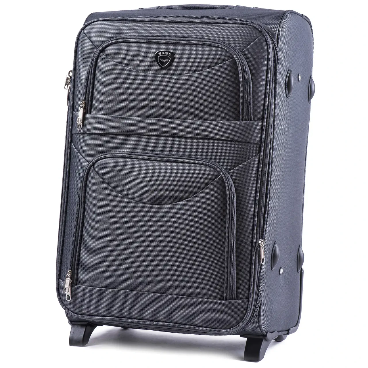 Валіза дорожня Wings 6802 L Сірий (2653621244)