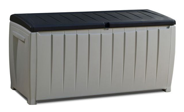 Ящик для хранения садового инвентаря Keter Novel 340 л Серый/Черный (230412)