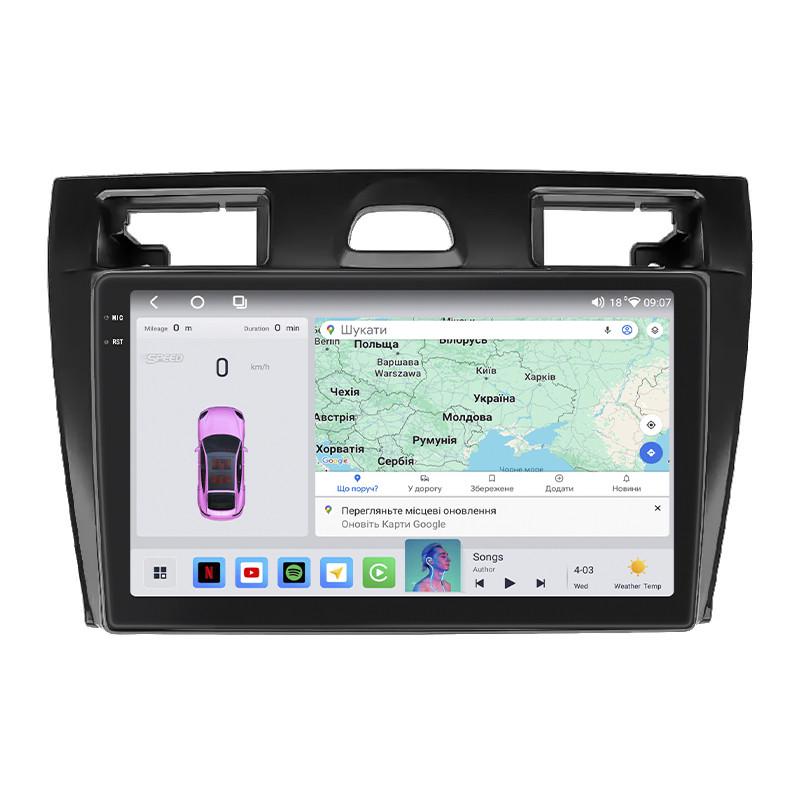 Автомагнитола штатная Lesko QLED CarPlay/4G/Wi-Fi/GPS/360° для Ford Fiesta Mk5 2002-2008 4/64Gb 9" (2315261177)