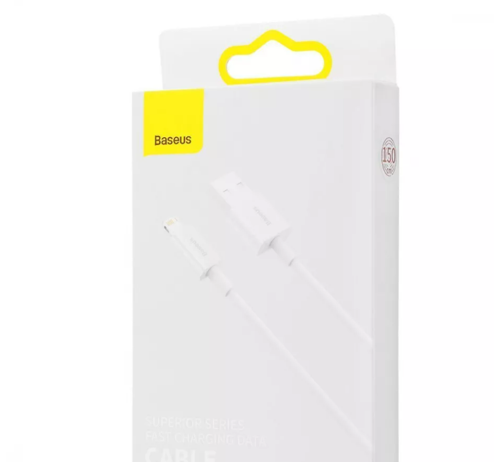 Кабель Baseus Superior Series Fast Charging Lightning 1,5 м White (9823047) - фото 2