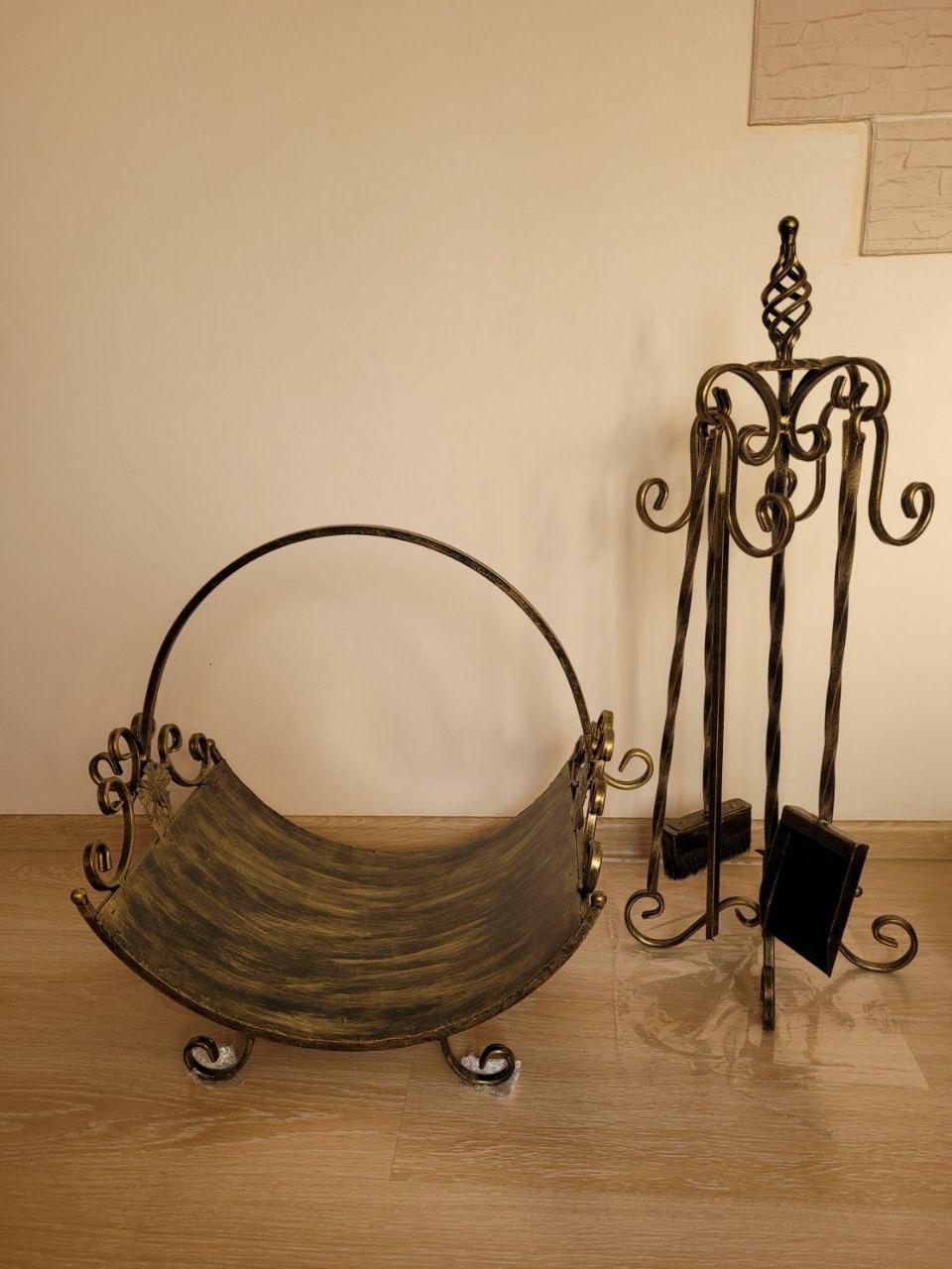 Комплект до каміну Золотий (29614537) - фото 4 Комплект до каміну Золотий (29614537) - фото 4