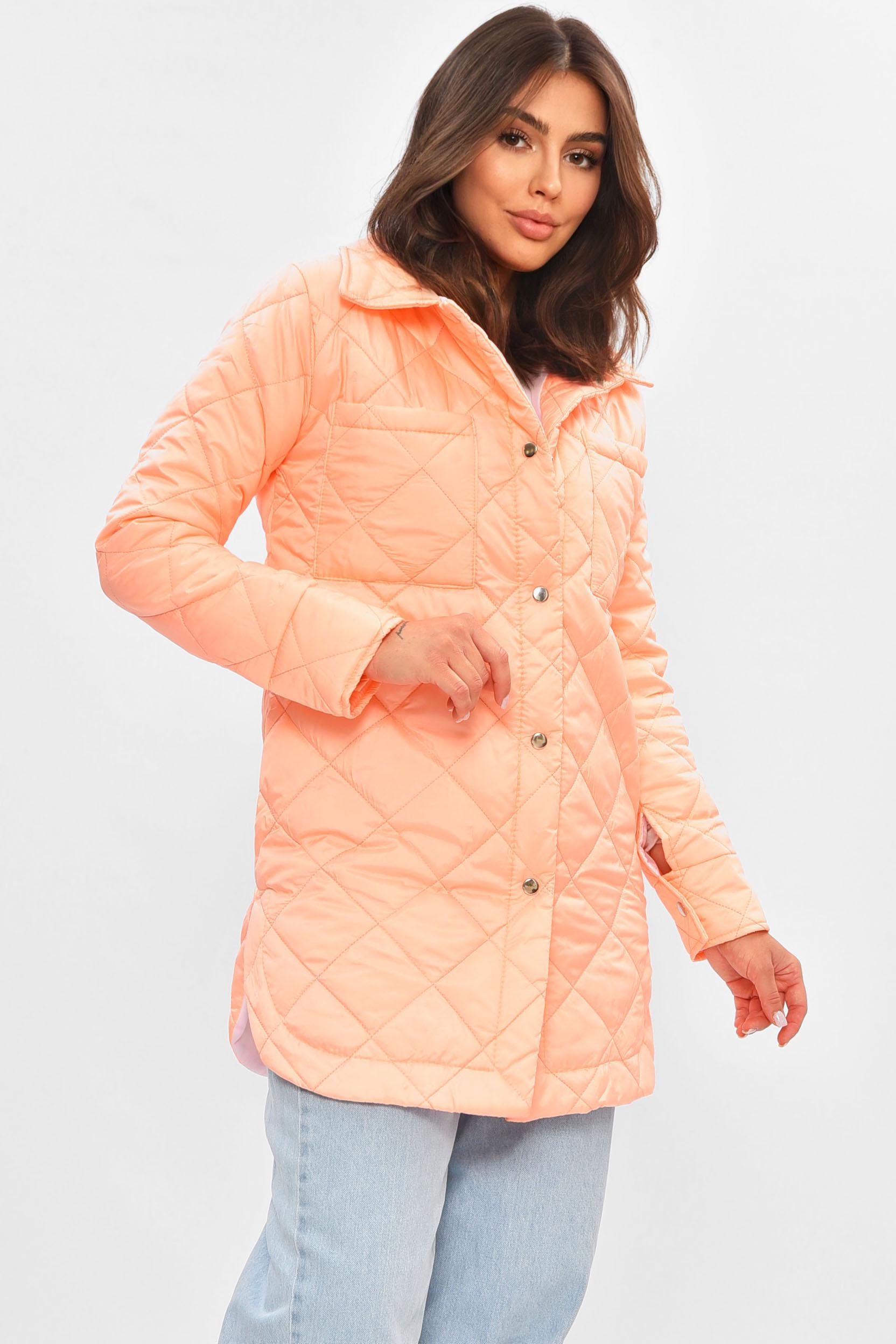 Куртка жіноча демісезонна S Персиковий (205260)
