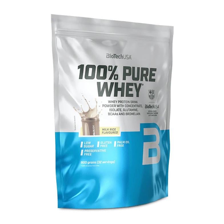 Протеин сывороточный BioTech 100% Pure Whey 900 г Соленая карамель