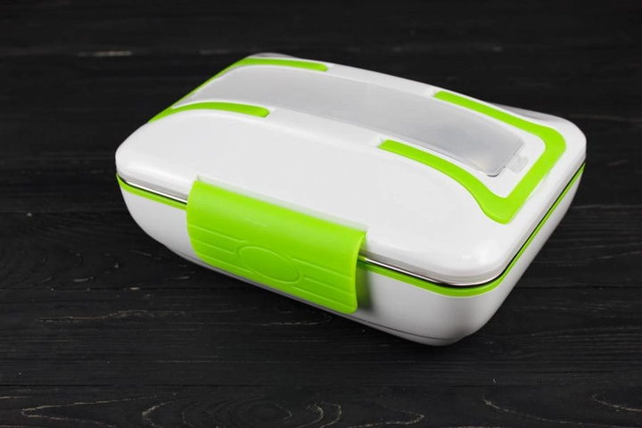 Ланч-бокс электрический от сети 220 V 820 мл Electric Lunch Box Зеленый - фото 8