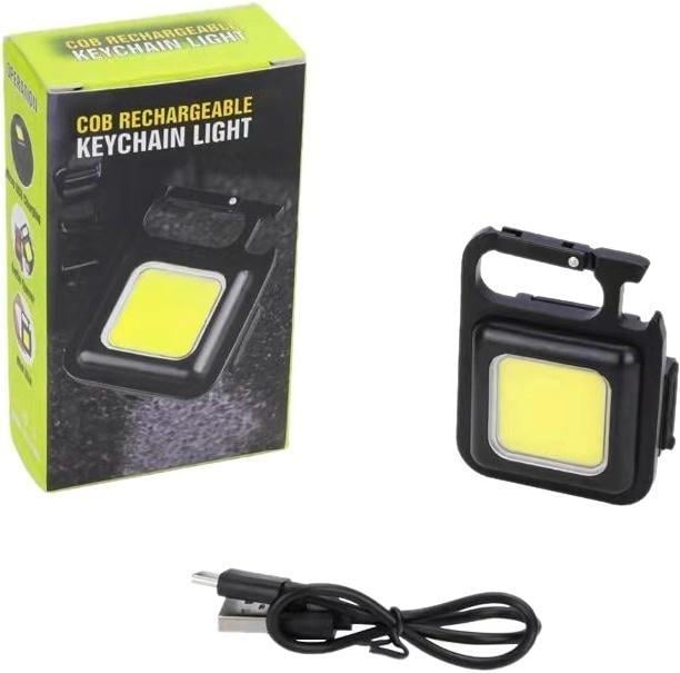 Ліхтарик 500 mAh з магнітом та карабіном акумуляторний (К0482)