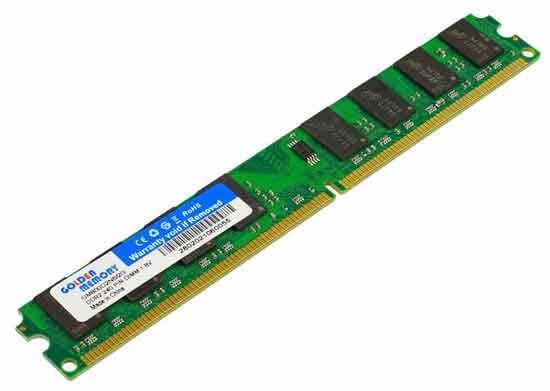 Оперативна пам'ять Golden Memory DDR2 2GB 800MHz, PC2-6400 (GM800D2N6/2G)