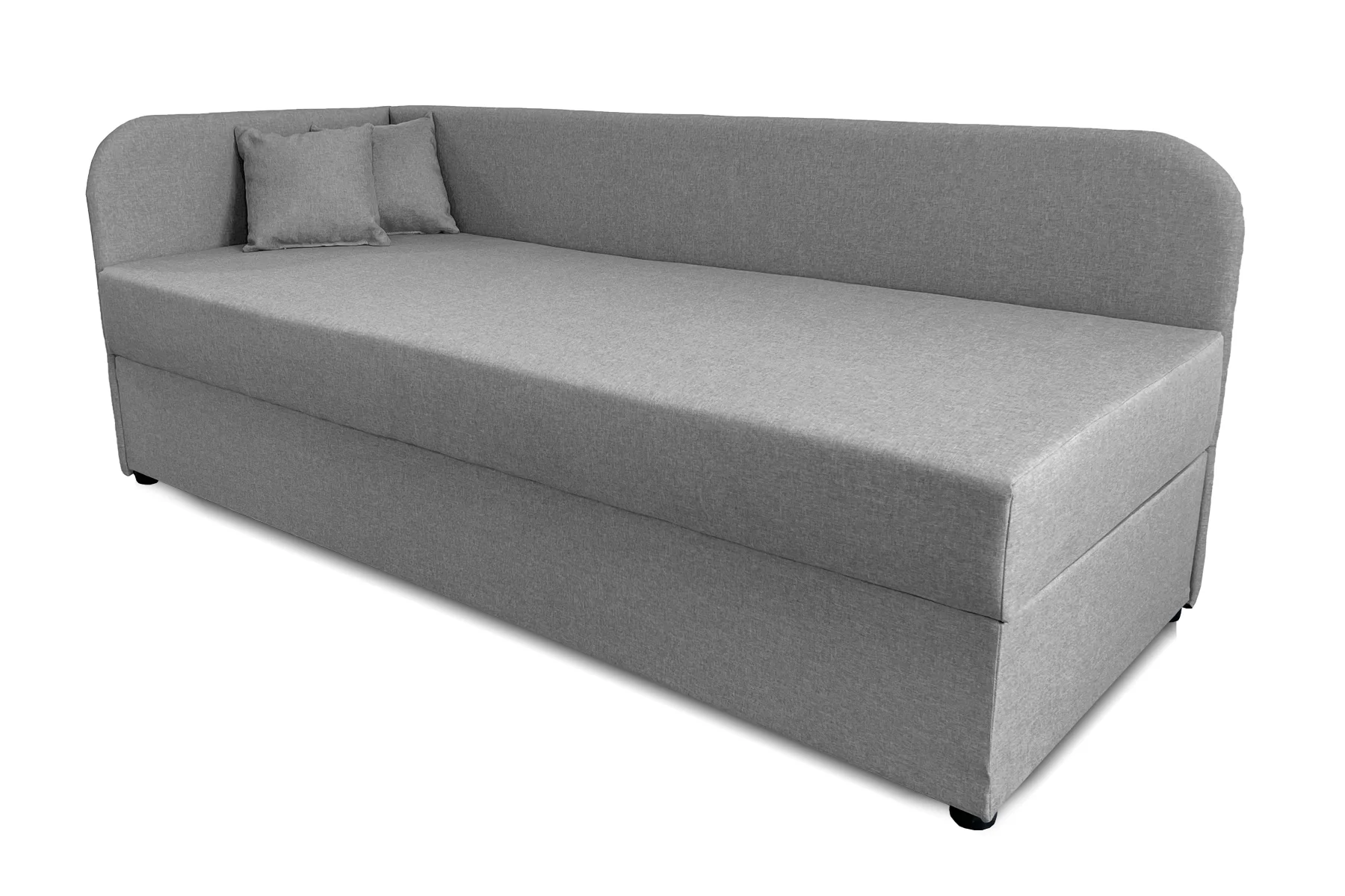 Диван-ліжко Альфа 198х80 см Світло-сірий (25484929) - фото 8 Диван-ліжко Альфа 198х80 см Світло-сірий (25484929) - фото 8