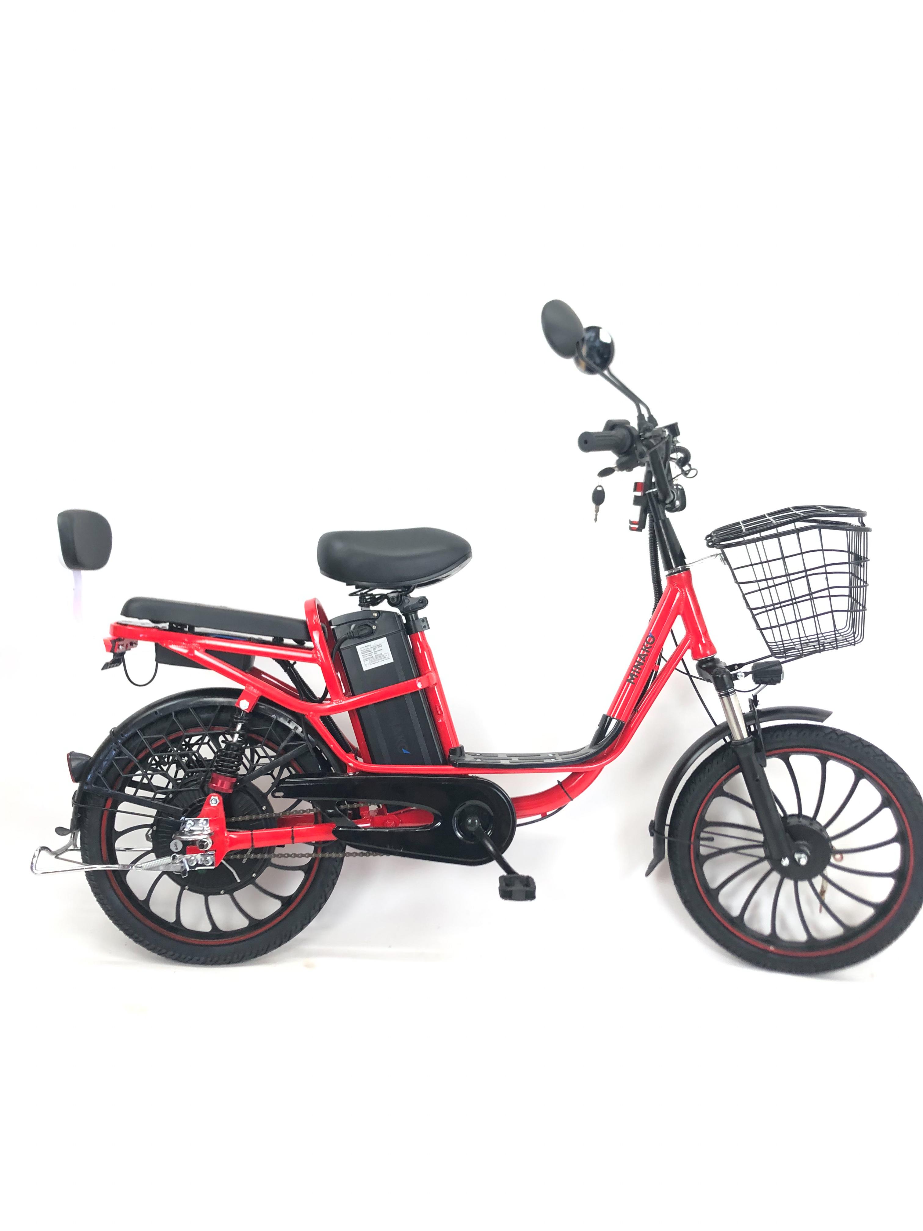 Електровелосипед MINAKO PRO 20" 600W 60V 21Ah Червоний