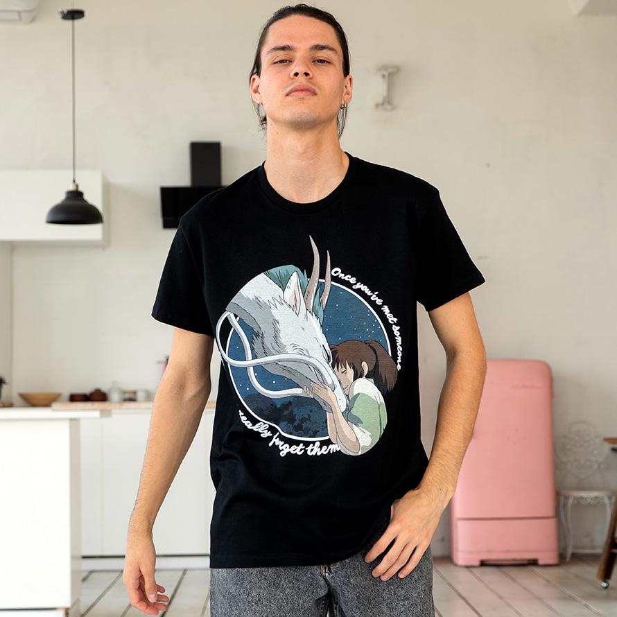 Футболка унисекс Spirited Away Once You've Meet Someone You Never Really Forget Them 2XL Черный