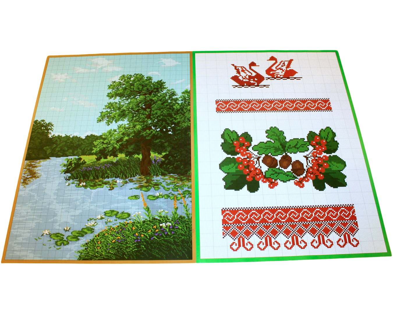 Схема для вышивания бумажные двухсторонние А3/А4/А5 (А3-060)